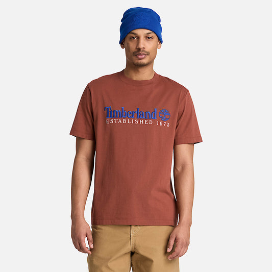 Men's Established 1973 Embroidered Short-Sleeve T-Shirt
