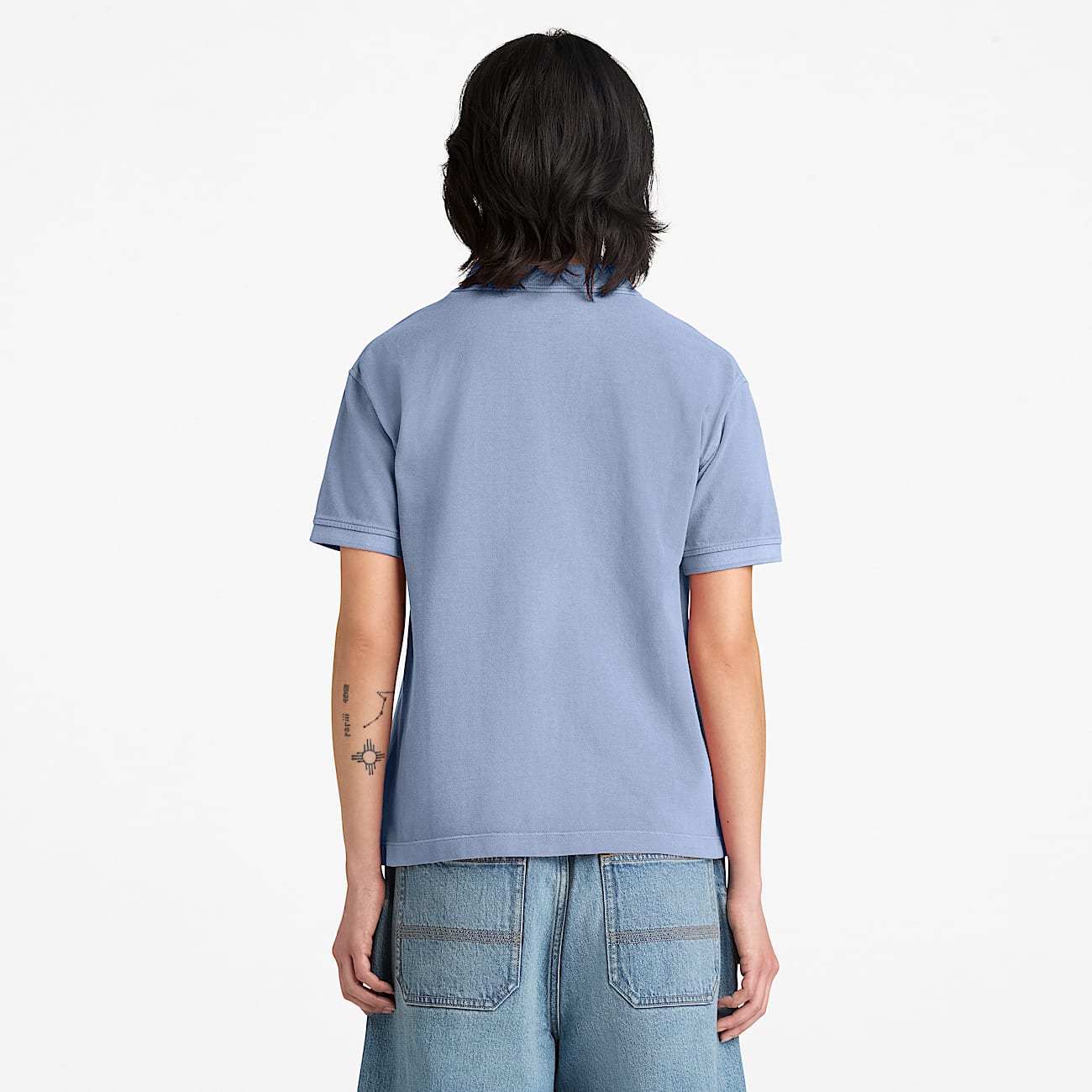 Women's Garment Dyed Short-Sleeve Pique Polo
