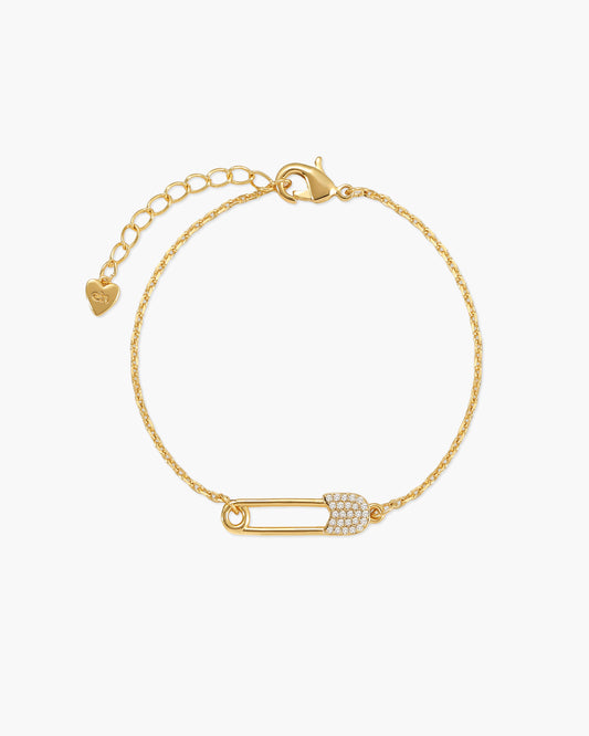 Safety Pin Bracelet