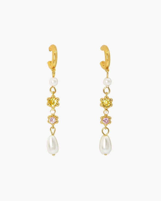 Flower Drop Earrings