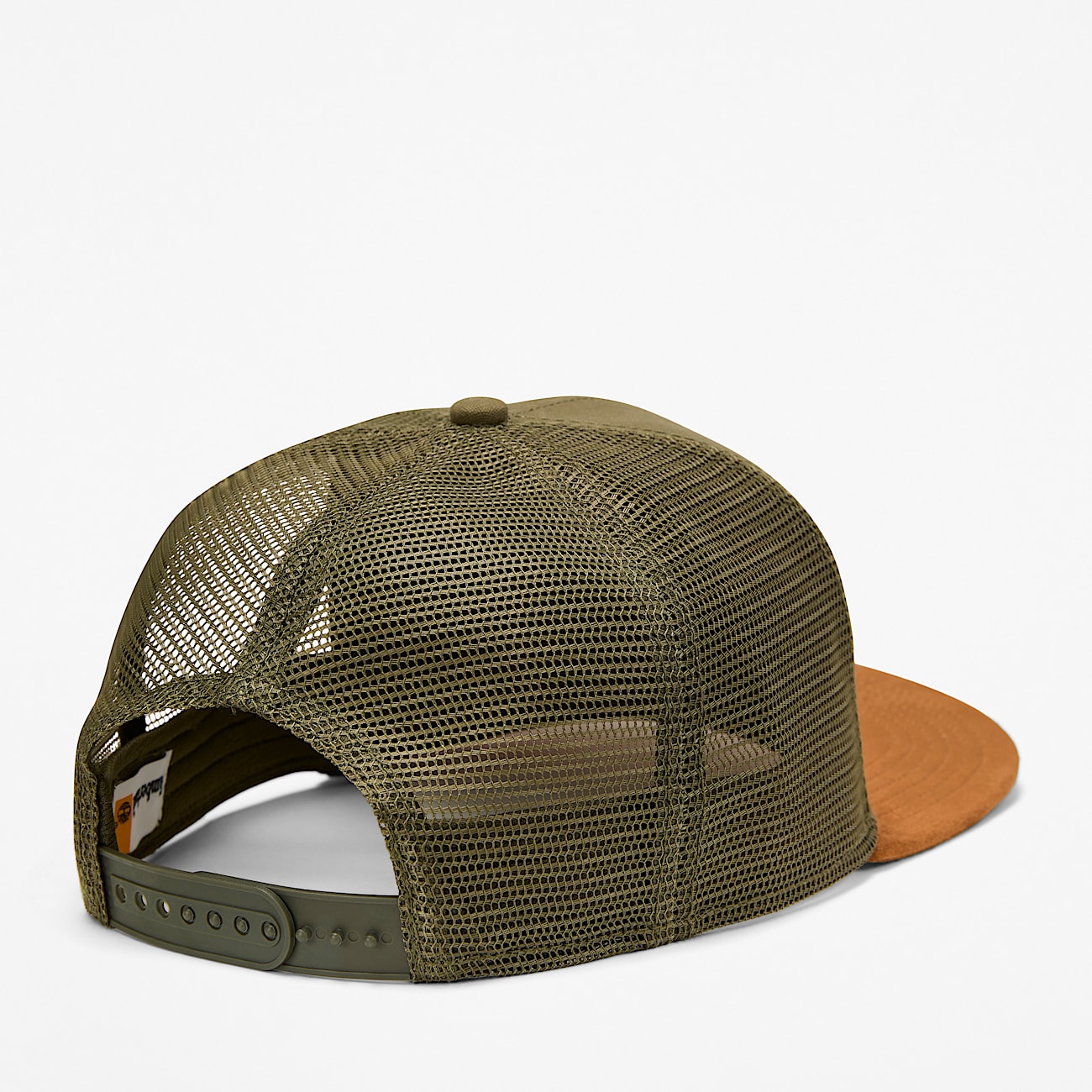 Faux Suede Flatbrim Trucker Hat