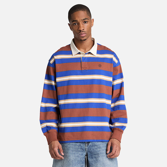 Men's Long-Sleeve Rugby Polo