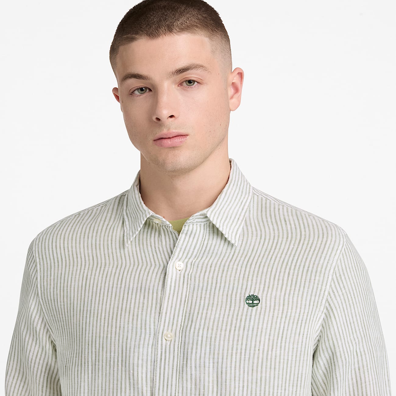 Men's Mill Brook Regular Fit Linen Shirt