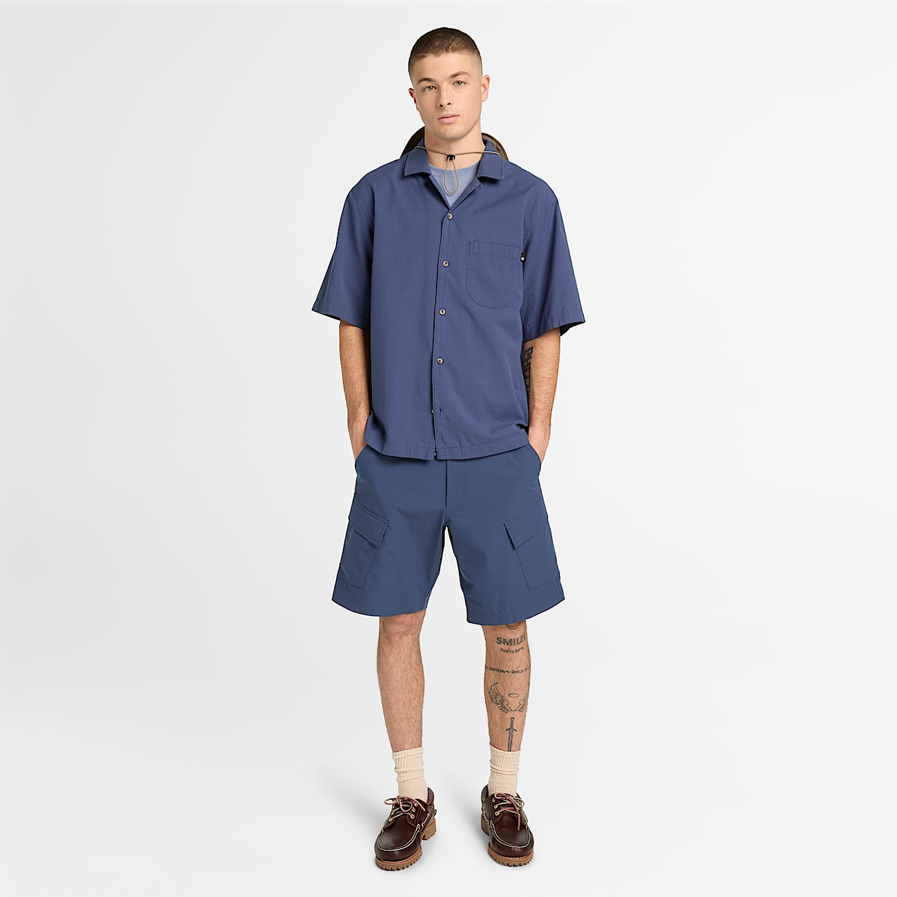Men's Short-Sleeve Seersucker Resort Shirt