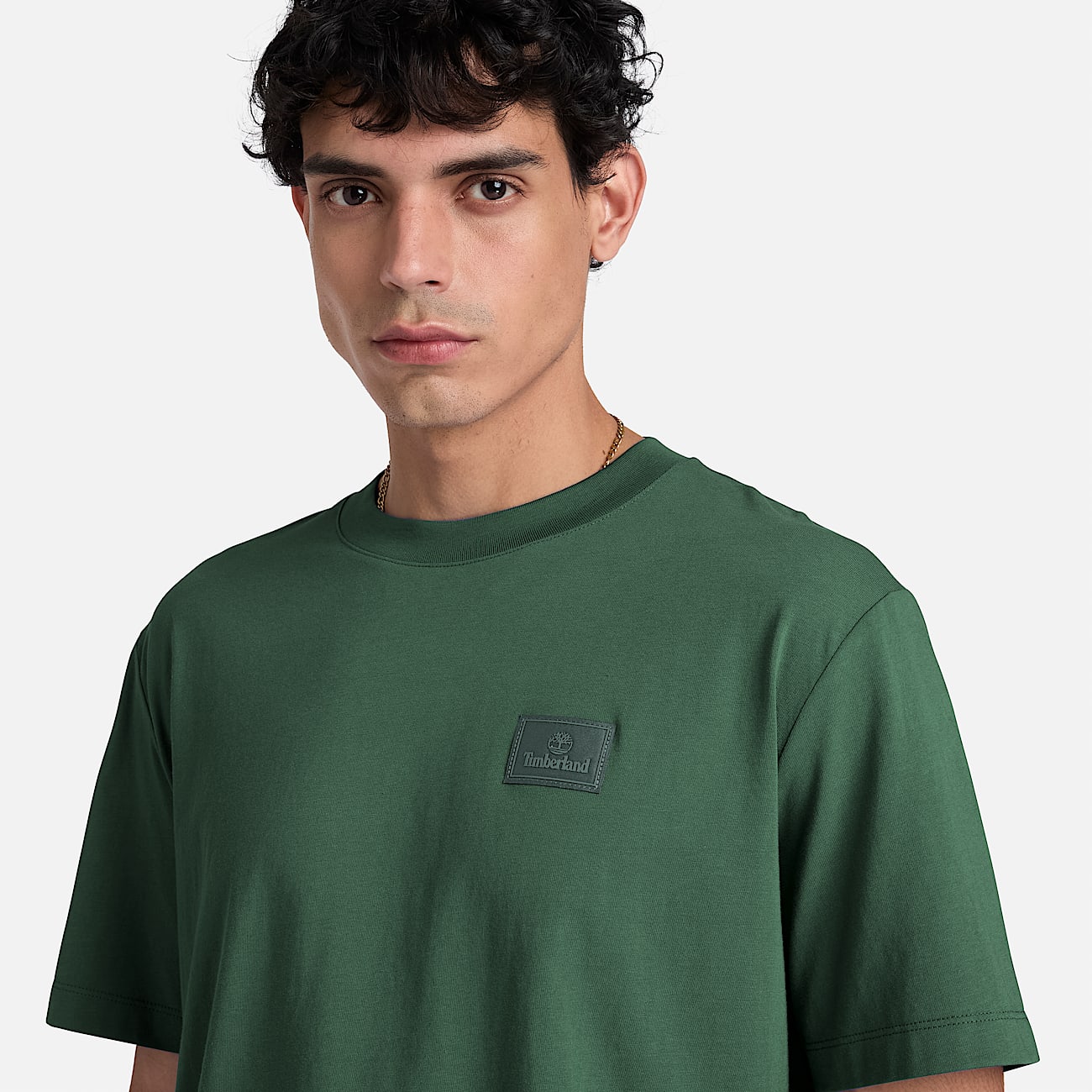 Men's Silicon Badge Short-Sleeve T-Shirt