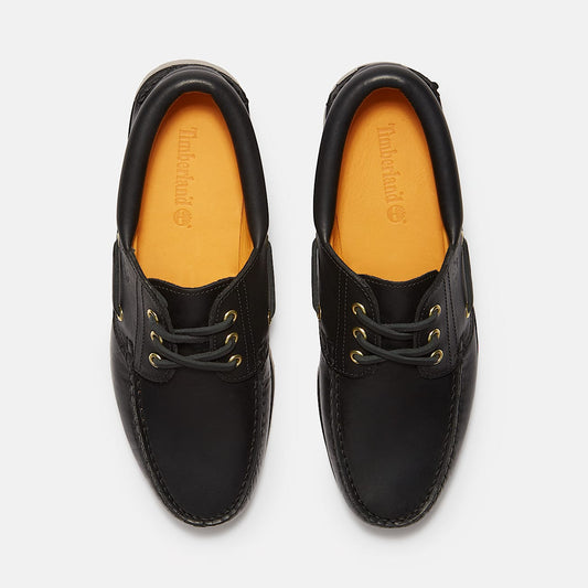 Men's TIMB Authentic 3-Eye Lug Handsewn Boat Shoe