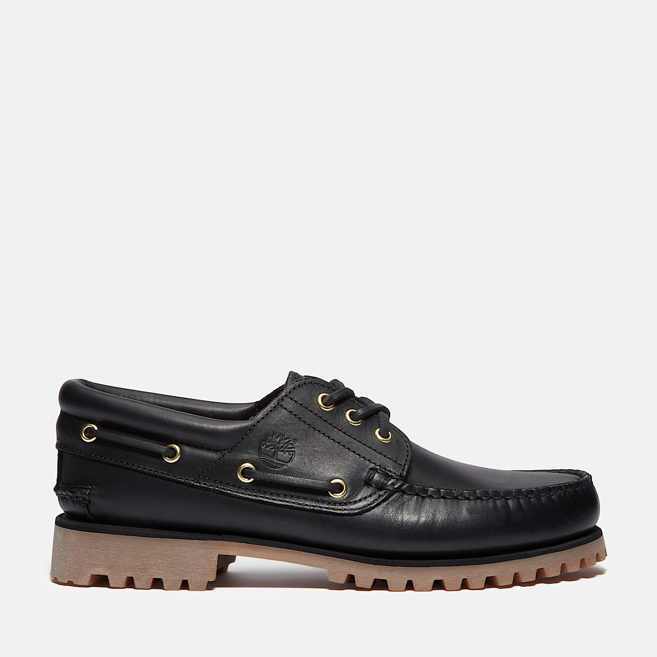 Men's TIMB Authentic 3-Eye Lug Handsewn Boat Shoe