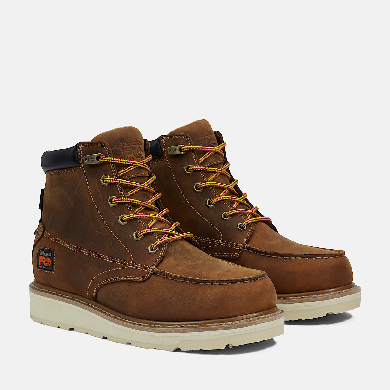 Men's TIMB PRO Gridworks 6'' Waterproof Moc-Toe Work Boot