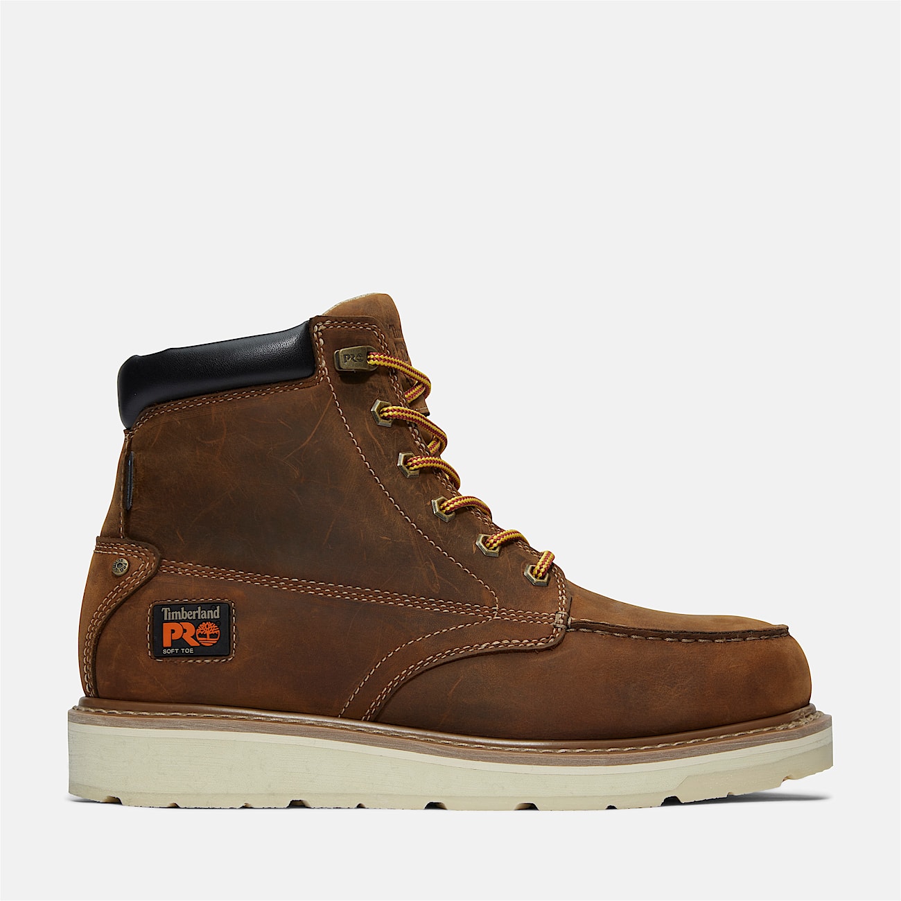 Men's TIMB PRO Gridworks 6'' Waterproof Moc-Toe Work Boot