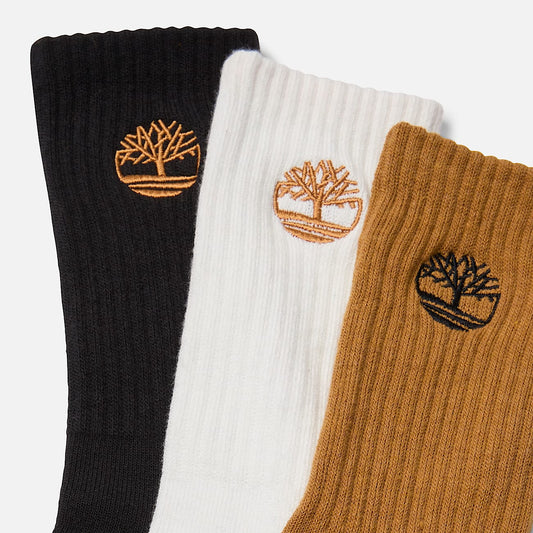 Newmarket Village 3-Pack Logo Crew Sock