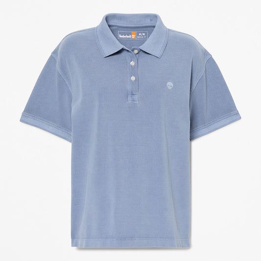 Women's Garment Dyed Short-Sleeve Pique Polo