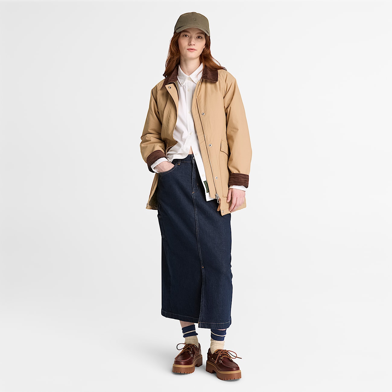 Women's Long Denim Skirt