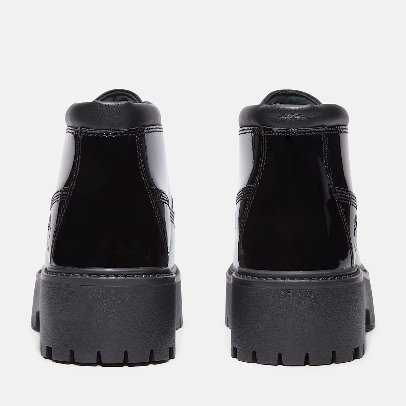 Women's Patent Leather Stone Street Platform Chukka