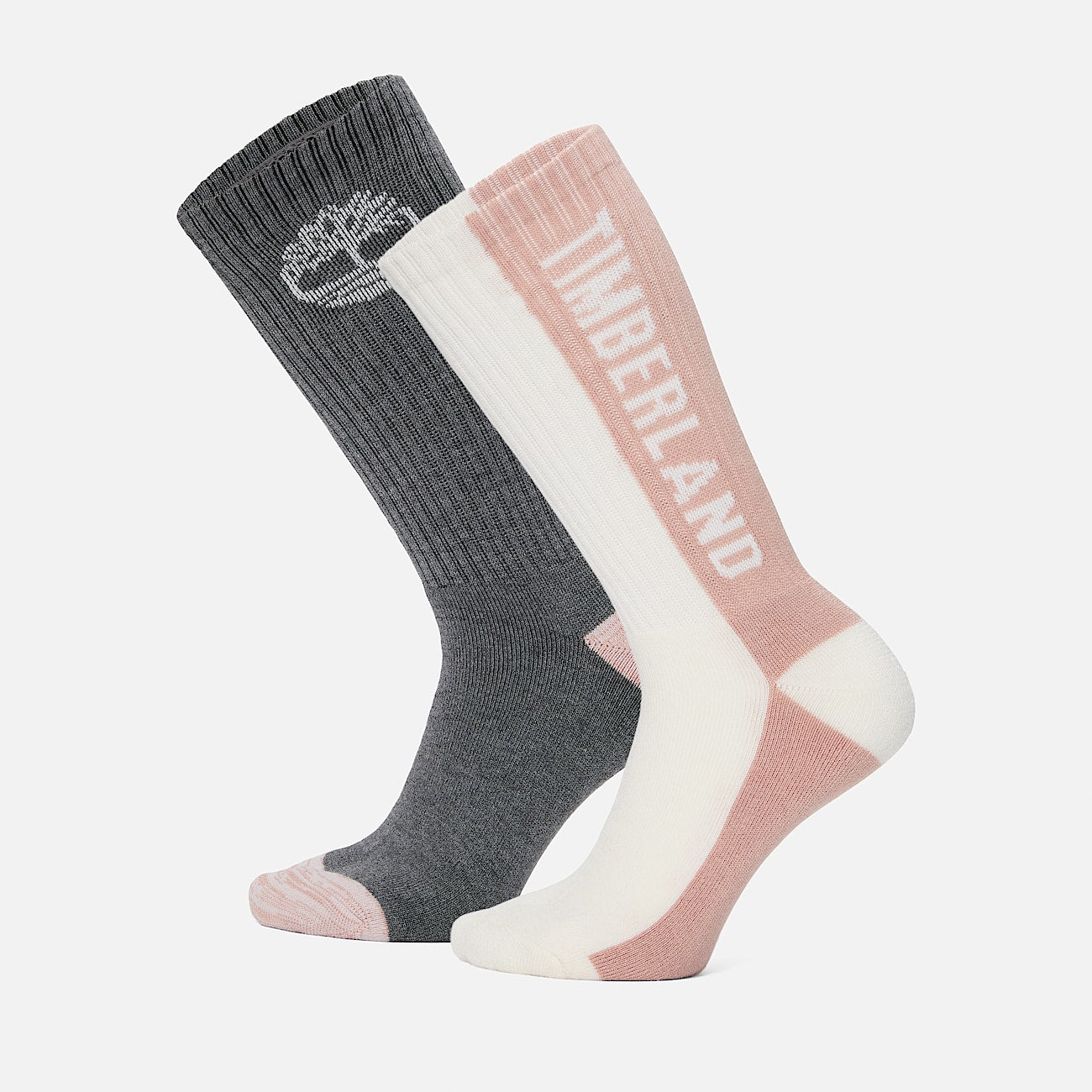 Women's TIMB 2-Pack Color-Block Crew Sock