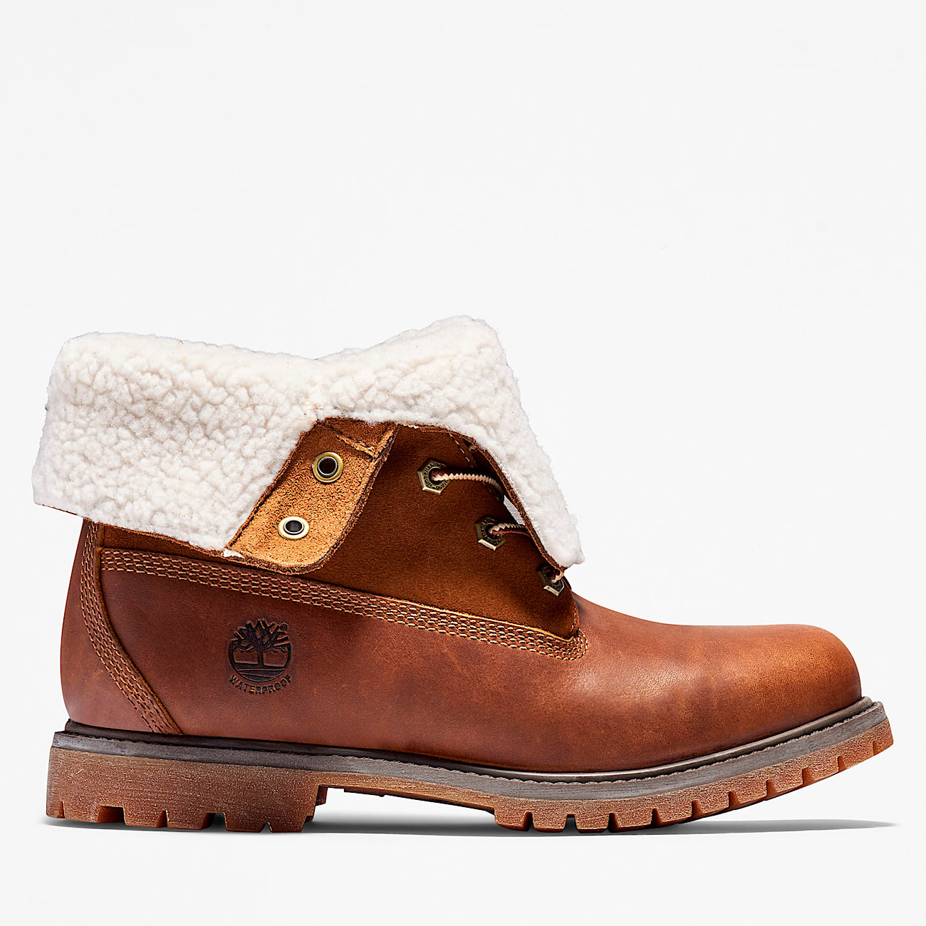 Women's TIMB Warm-Lined Waterproof Roll-Top Boot