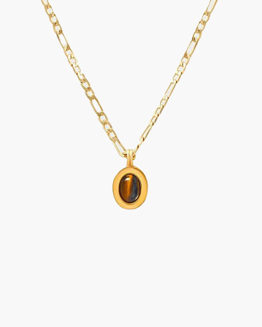 Devon Necklace in Tiger¡¯s Eye
